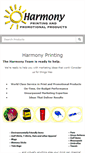 Mobile Screenshot of harmonyprintingonline.com